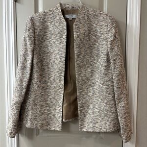 Kasper Women's Textured Cream Blazer